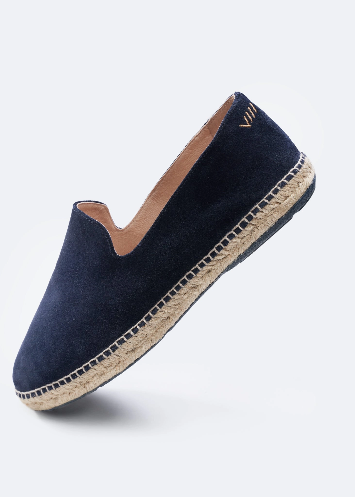 Capsasal Suede Men's Espadrille Flats Slides Fuzzy