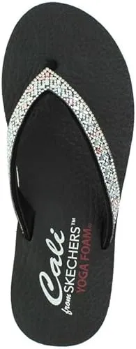 Flip Flops Com Skechers Women's Meditation-Lotus Bae Flip-Flop