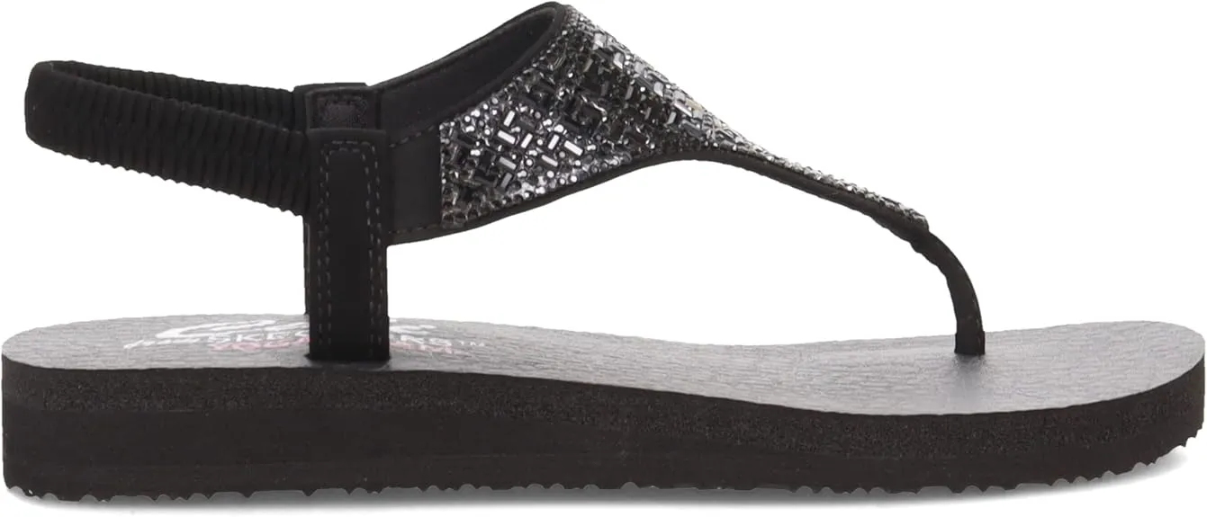 Skechers Women's Meditation Sweet Rock Plastic Free Flip Flops