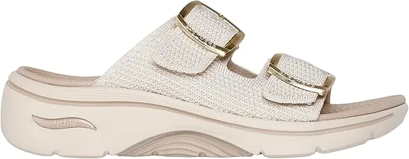 Skechers Women's Two Band Slide Sandal Ilse Jacobsen Flip Flops Glitter