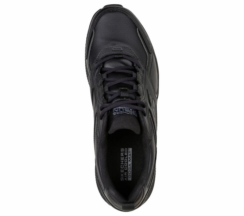 Hallux Valgus Running Shoes Skechers GO RUN Consistent - Up Time #:220085 Black Leather