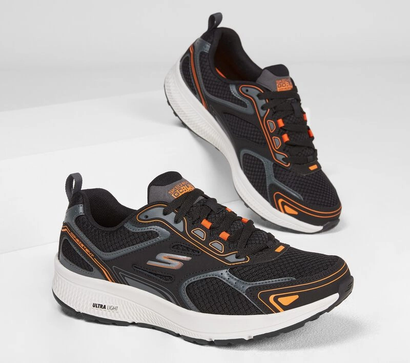 Skechers Men GOrun Consistent 220034 (Black/Orange) Off Road Running Shoes