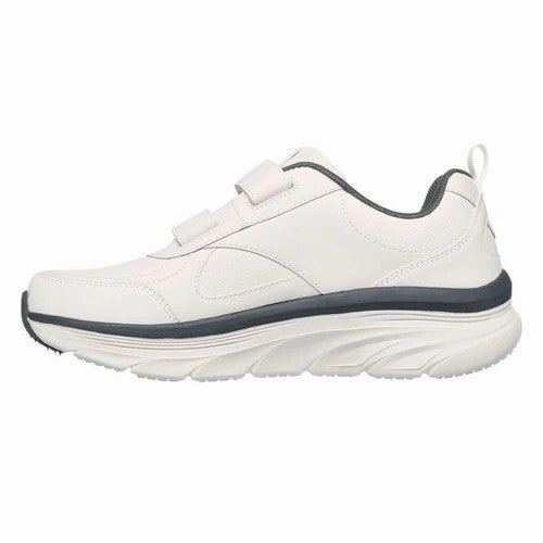 Wide Fit Trail Running Shoes Skechers Men's D'LUX WALKER - COMPOSER 232165 WHITE