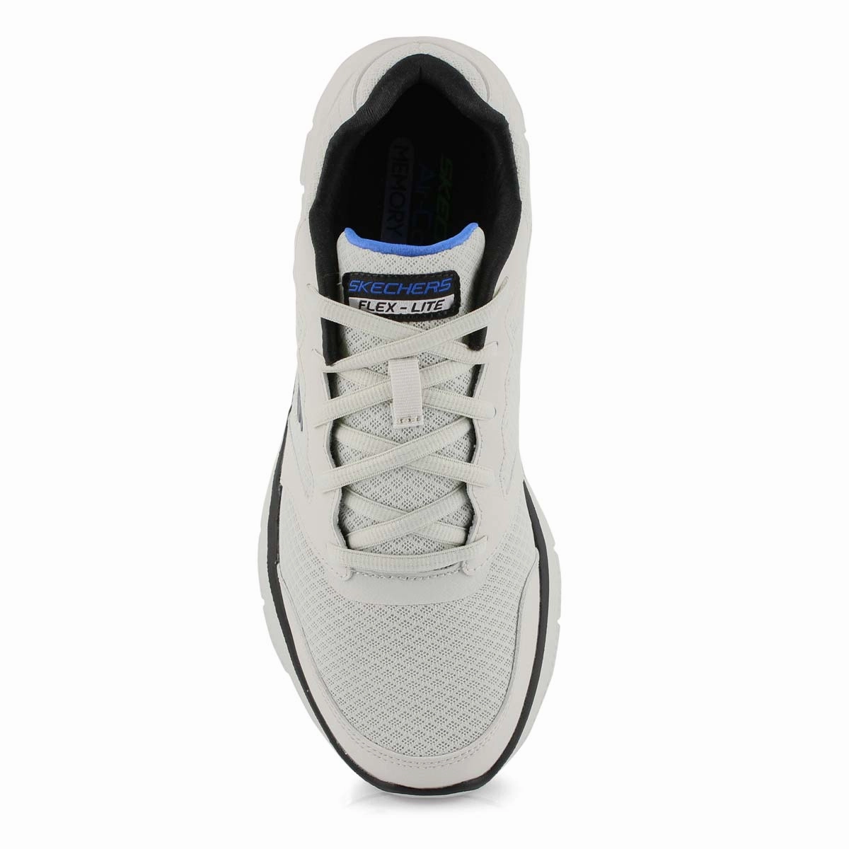 Skechers MEN'S Flex Advantage 4.0 232225 White/Black Large Toe Box Running Shoes