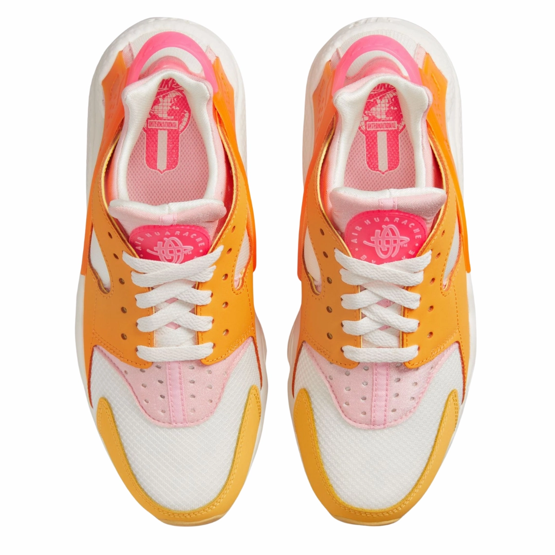 Nike - Women's Air Huarache 'Solar Flare Soft Pink' - Summit White / Solar Flare / Medium Soft Pink / Hyper Pink Asics Shoes Gt 2000 7