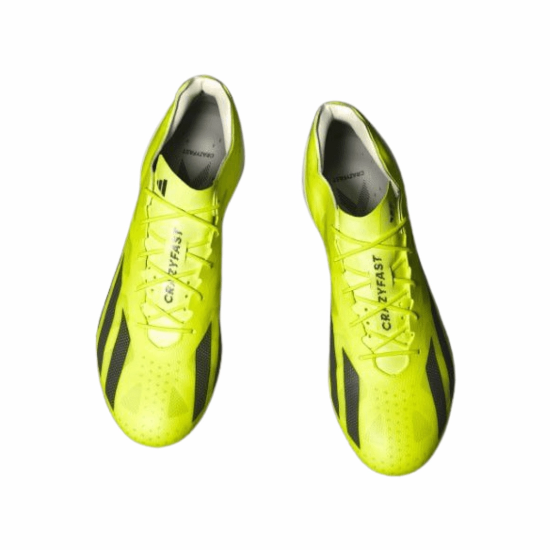Adidas - X Crazyfast  FG Soccer Cleats -  Team Solar Yellow 2/Core Black/Cloud White Latest Adidas Shoes