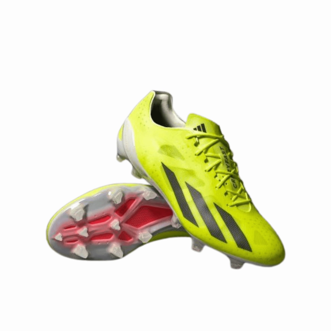Adidas Designer Shoes Adidas - X Crazyfast  FG Soccer Cleats -  Team Solar Yellow 2/Core Black/Cloud White