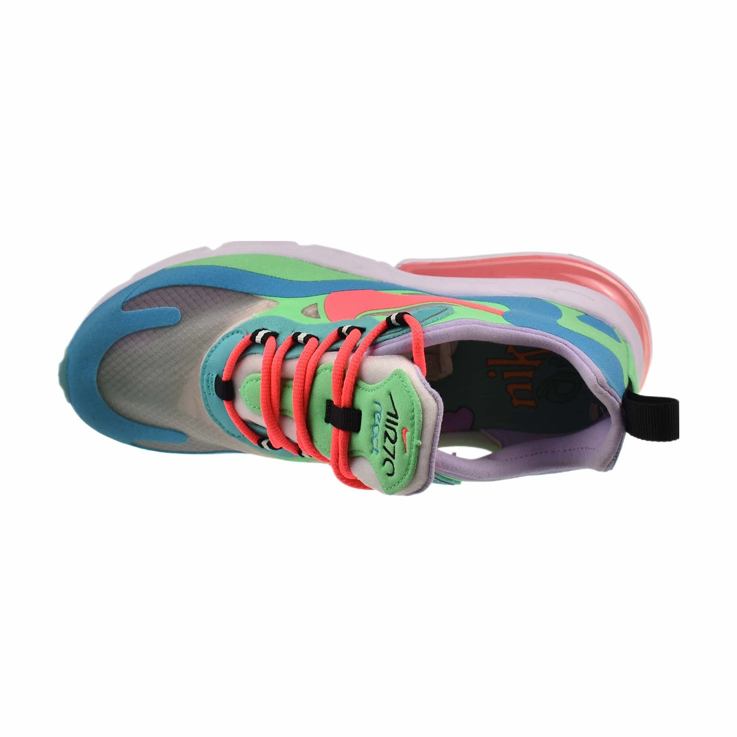 Asics Shoes Kayano 30 Nike Air Max 270 React "Psychedelic Movement" Women's Shoes Electro Green-Blue