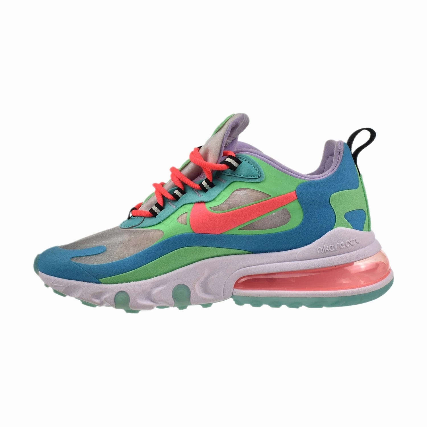 Kith Asics Shoes Nike Air Max 270 React "Psychedelic Movement" Women's Shoes Electro Green-Blue