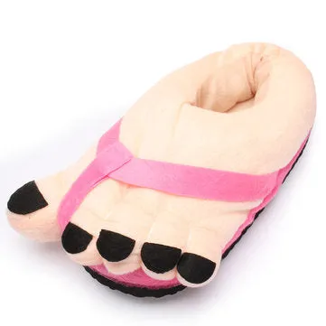 Dollar General Slippers Slippers Novelty Big Toe Home Indoor Cotton Shoe