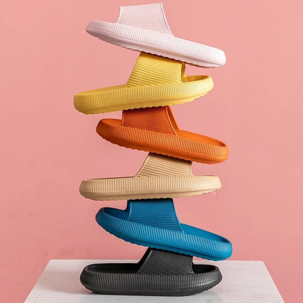 Sheepskin Slippers With Arch Support Thick Platform Cloud Slippers Unisex