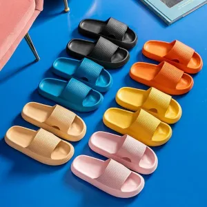 Feminine Slippers Thick Platform Cloud Slippers Unisex