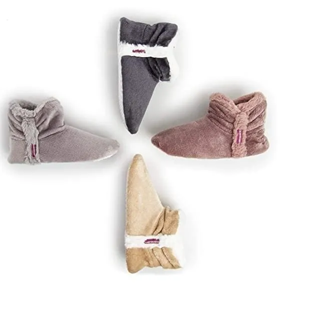 Qvc Revitalign Slippers Dunlop Bootie Ankle Slippers Memory Foam Indoor Outdoor Shoes for Women