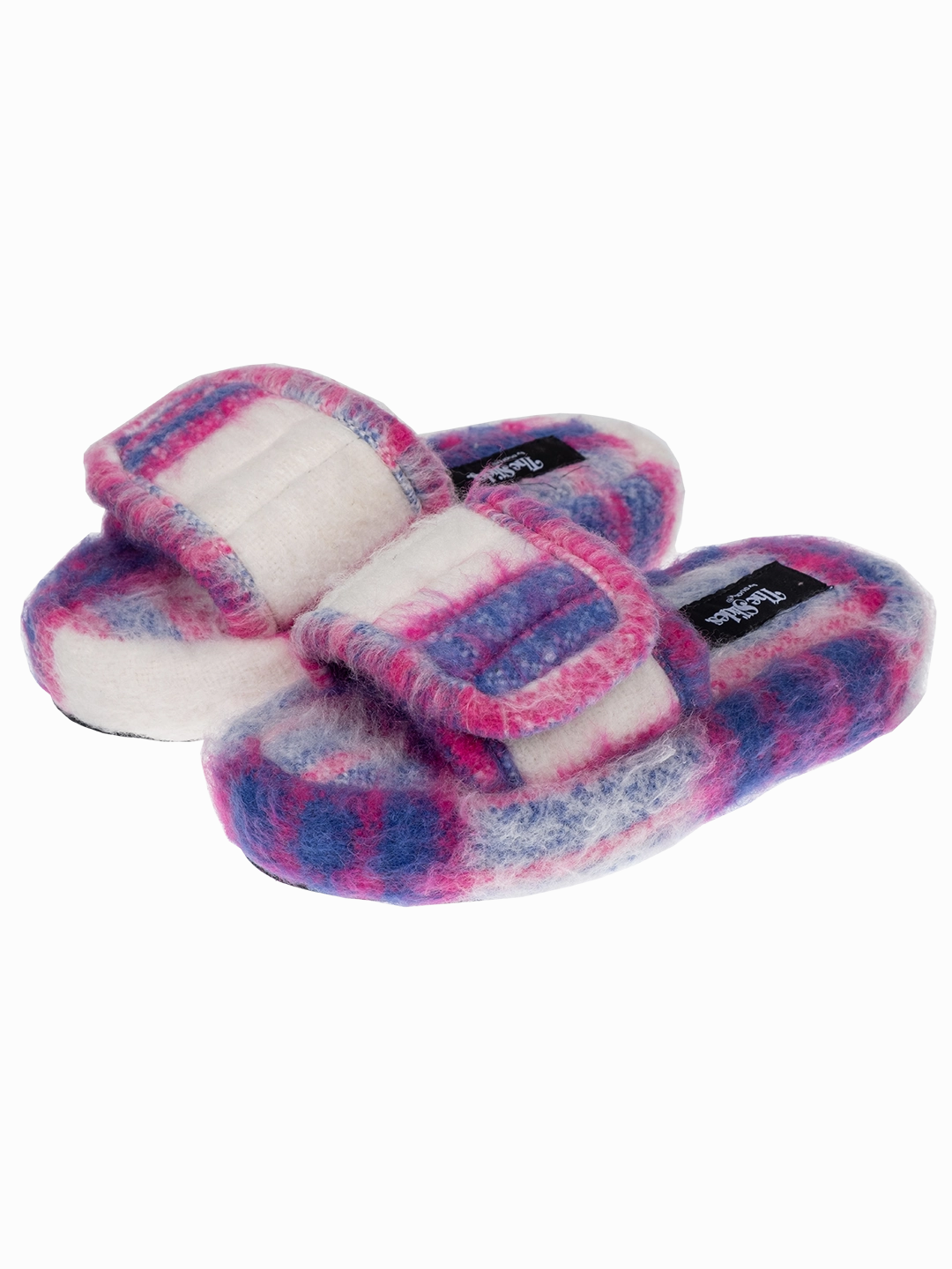 Head Slippers The Checked Wool Slides.