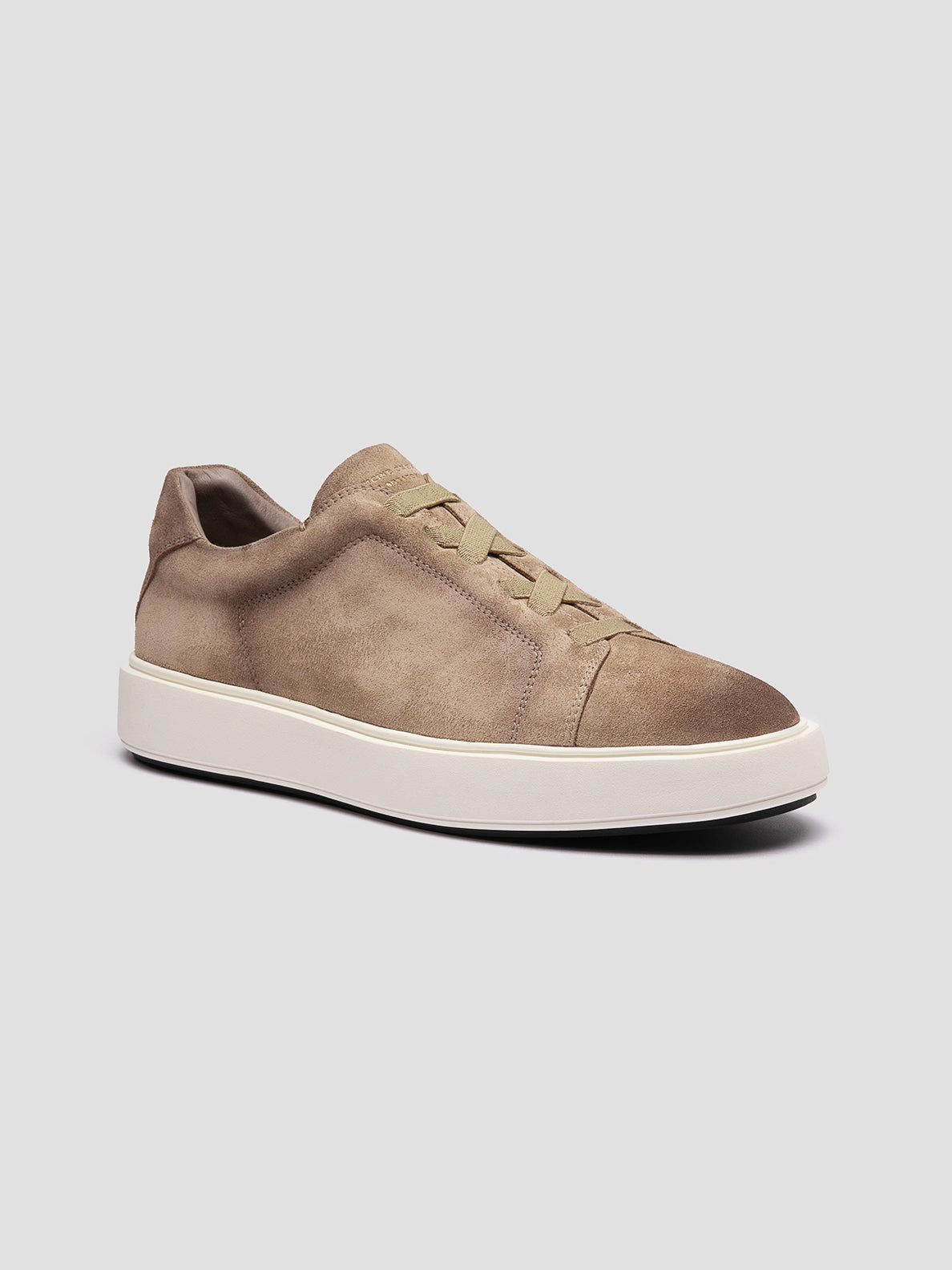 Best Marathon Sneakers SLOUCH 001 - Beige Suede Low Top Sneakers