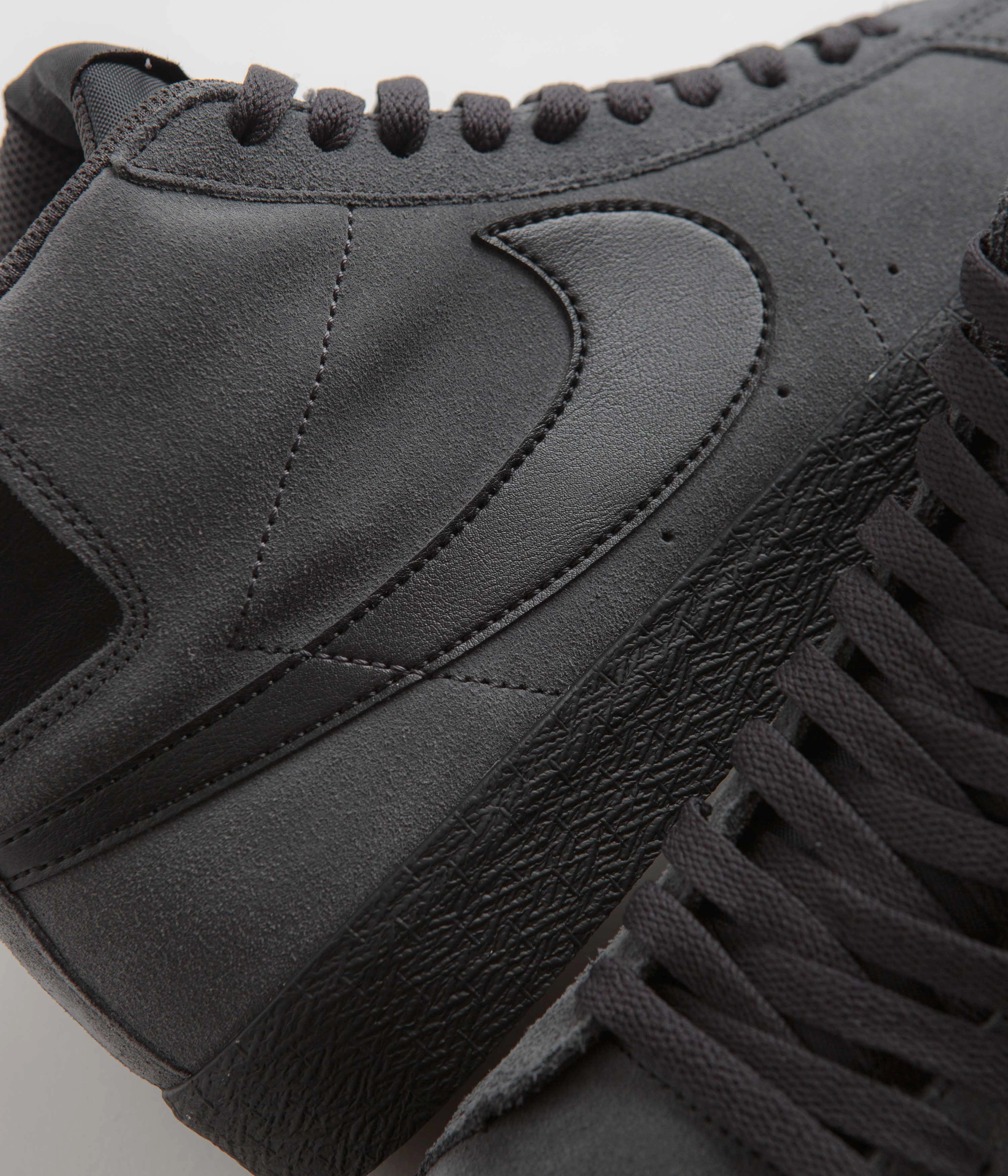 Nike SB Blazer Mid Shoes - Anthracite / Black - Anthracite - Black Asics Gel Indoor Court Shoes