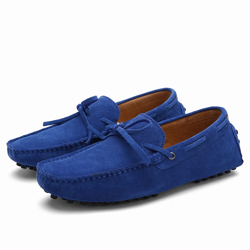 Og Casual Shoes Men Casual Suede Genuine Leather Slip-On Shoes