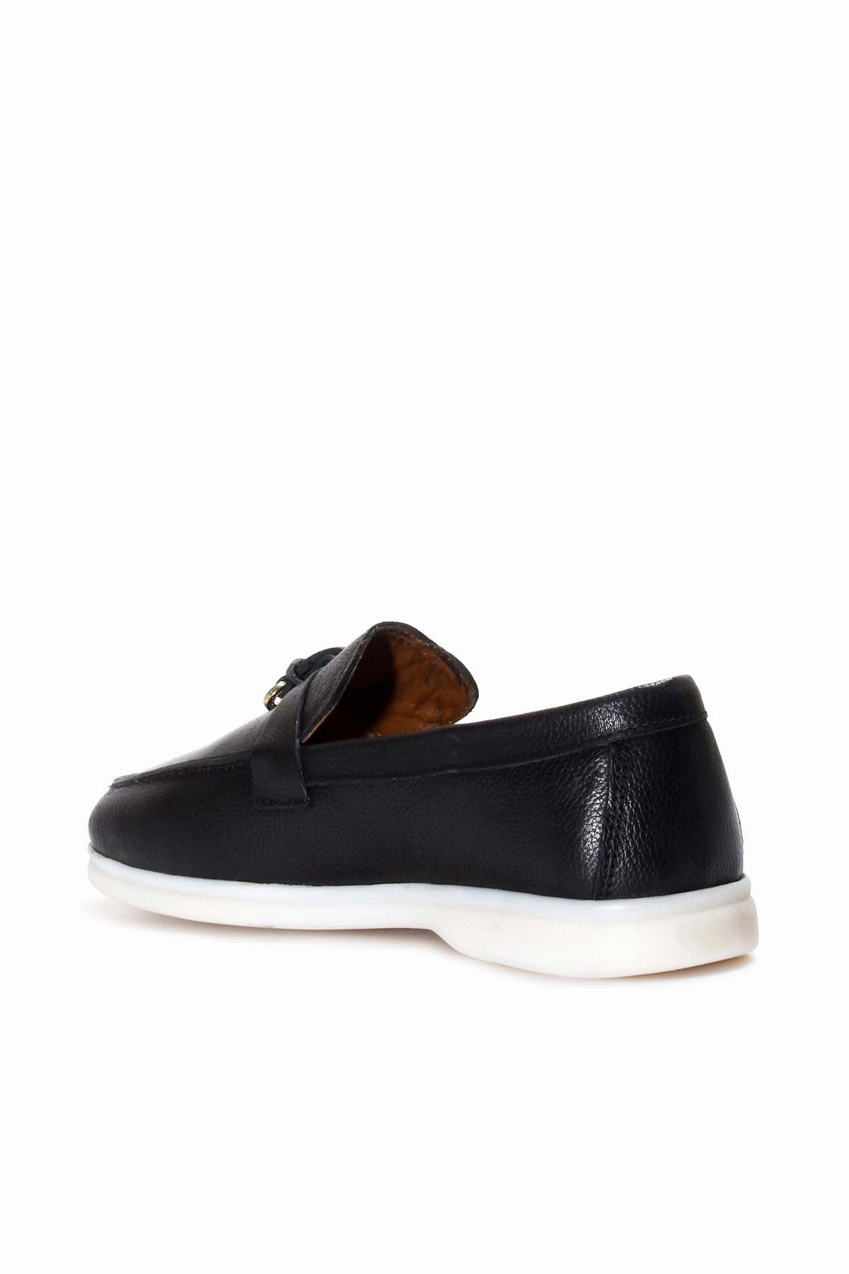 FST Genuine Leather Women's Casual Shoes 819ZA021 Black - Zaragoza Best Luxury Casual Shoes