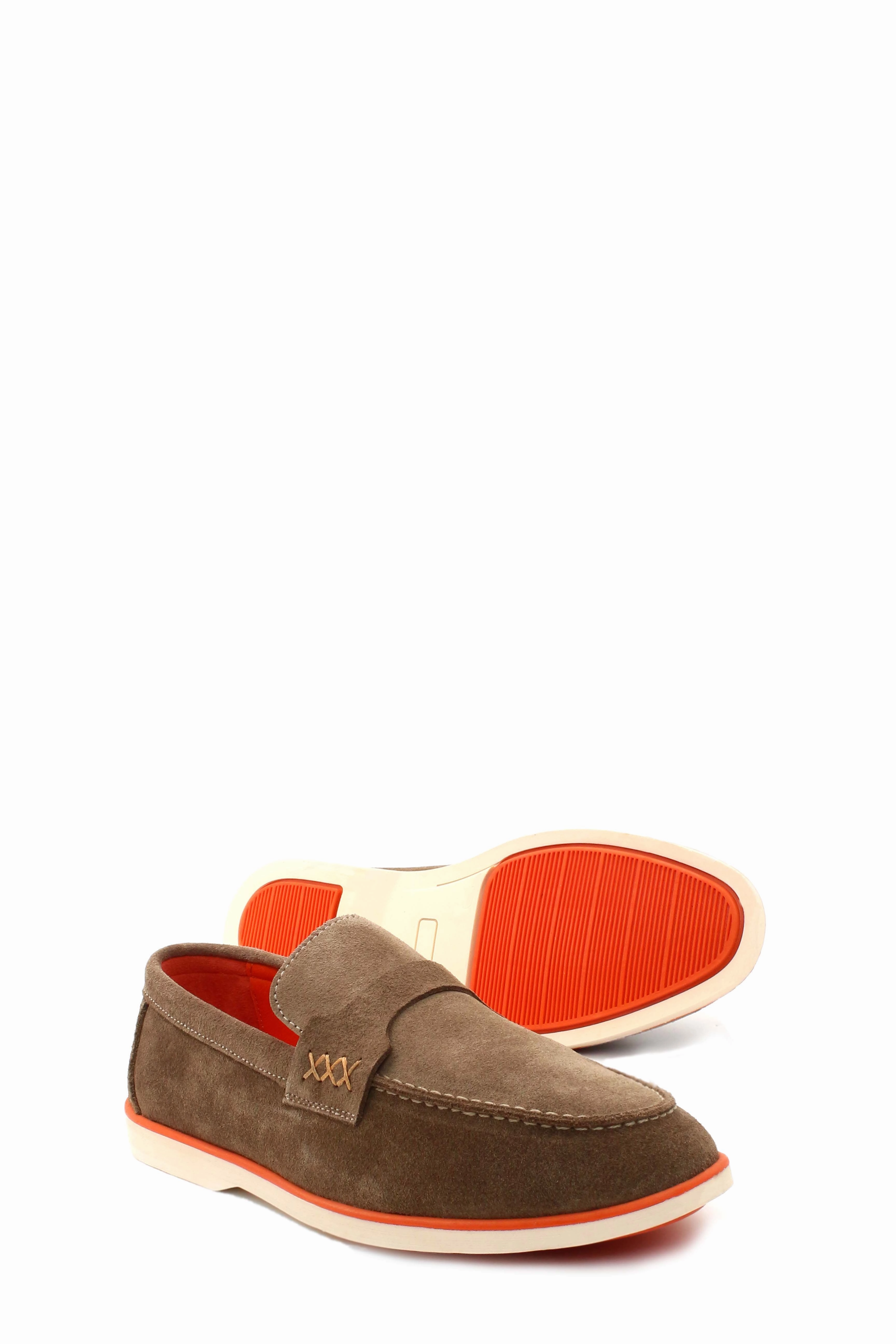 FST Genuine Leather Men's Casual Shoes 819MA050LP Mink Suede - Herne Bay Shoes To Wear With Casual Jumpsuit