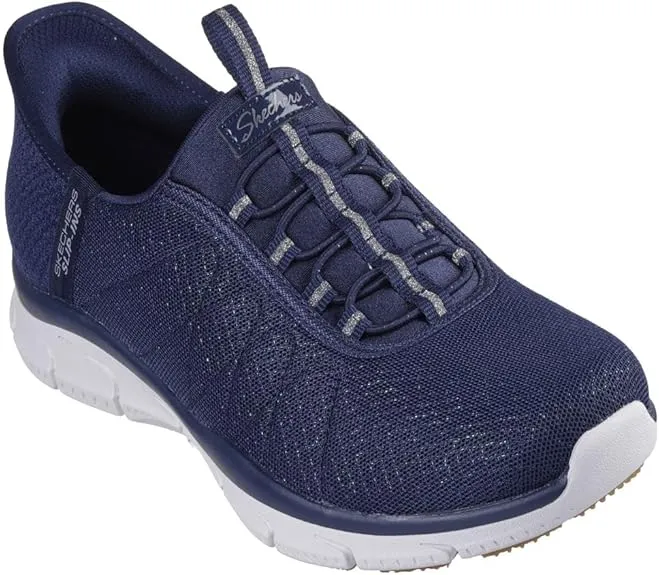 Skechers Womens Brilliance - Night Shift Hands Free Slip-ins Sneakers For Wide Feet