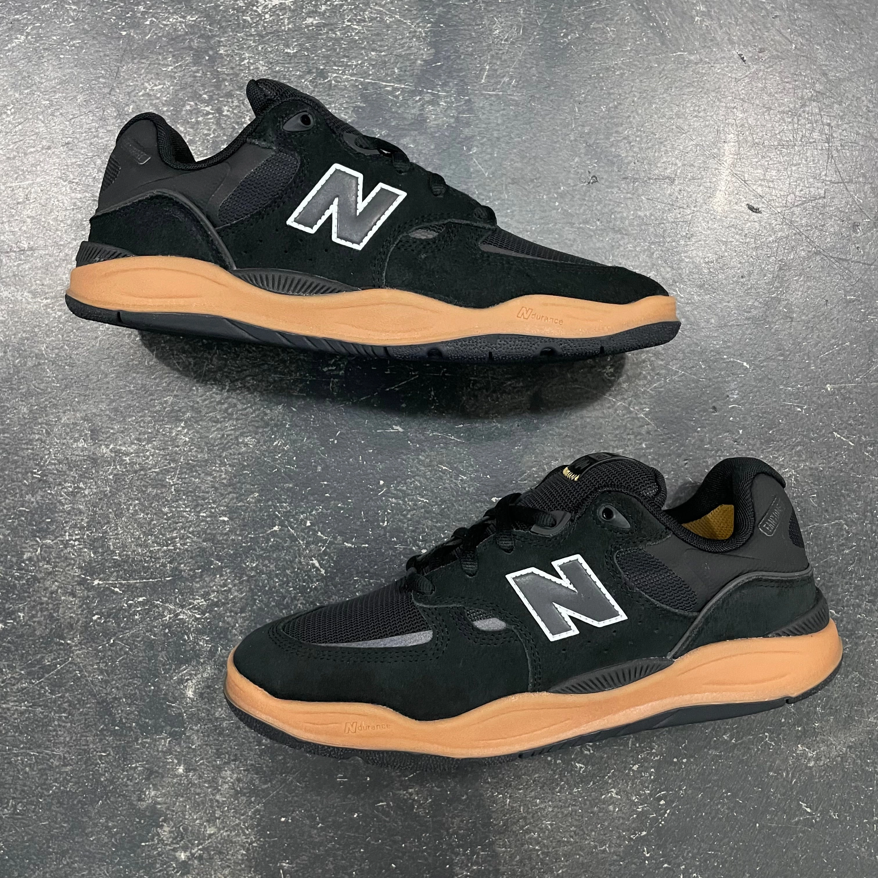 New Balance Numeric Tiago 1010 Black/White/Gum SALE New Balance For Flat Feet Women's