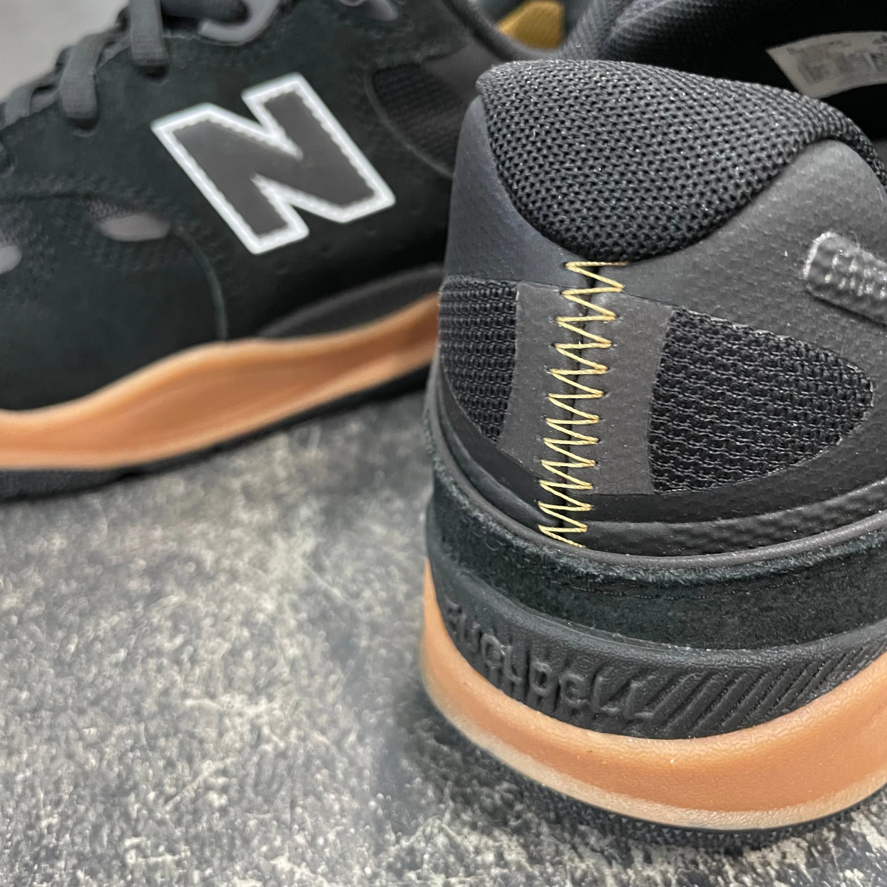 New Balance Numeric Tiago 1010 Black/White/Gum SALE Women's New Balance Sneaker Sale