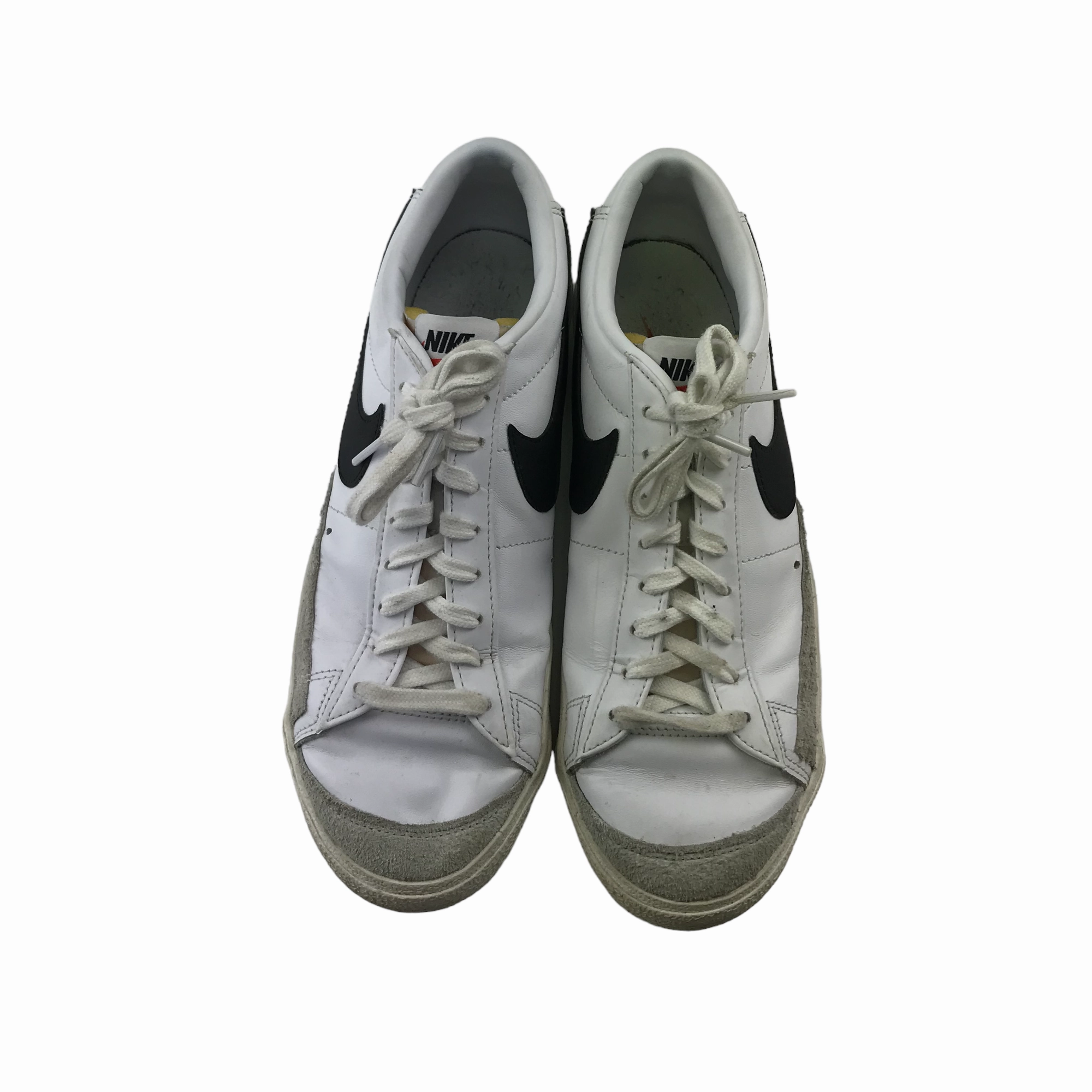 Asics Netburner Netball Shoes Nike Trainers Shoe Size 9 White Flat Soles with Laces