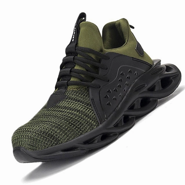 Sneakers Anti-puncture Work Shoes Men Steel Toe Shoes Footwear Insoles Shoes
