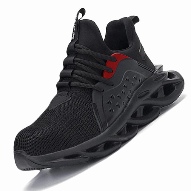Sneakers Anti-puncture Work Shoes Men Steel Toe Shoes Footwear Winter Flat Pedal Shoes