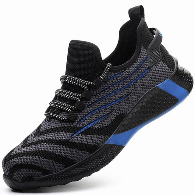 Sneakers Anti-puncture Work Shoes Men Steel Toe Shoes Footwear Shin Splints Flat Shoes