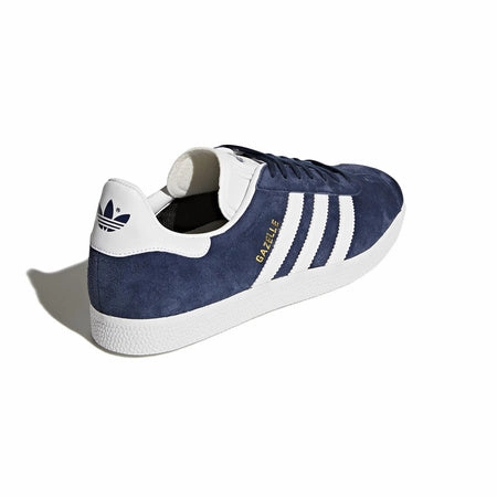 Adidas Advantage Shoes Adidas - Men Gazelle Collegiate Navy / White / Gold Metallic BB5478