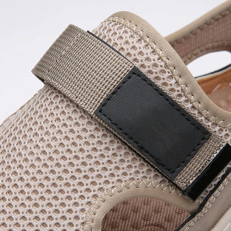 Men's Summer Casual Breathable Mesh Soft Sole Sandals Casual Sandals