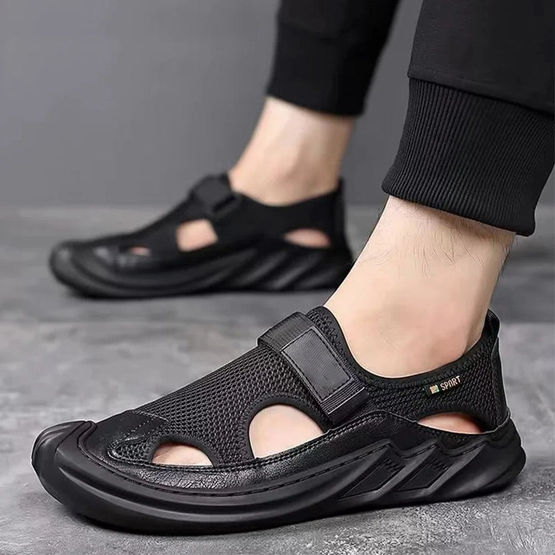 Men's Summer Casual Breathable Mesh Soft Sole Sandals Sandals With High Arch Support