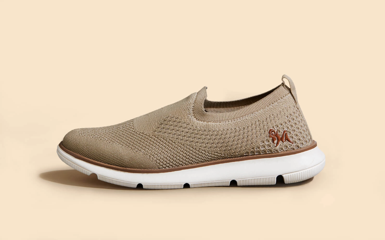 Dress Slip Ons : Beige Cute Home Slippers