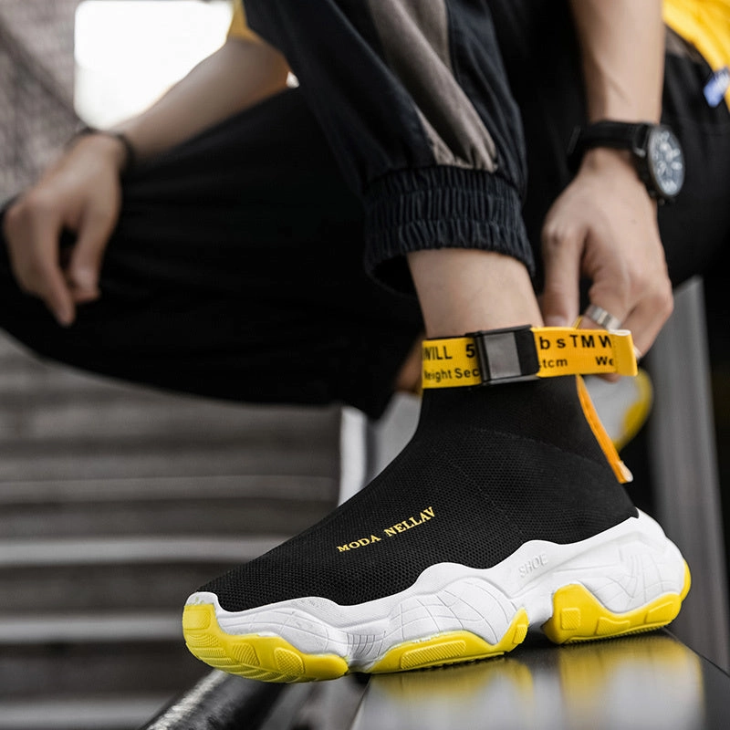 Mens Running Shoes Socks Shoes Sports Shoes Casual Running High Top Shoes Men