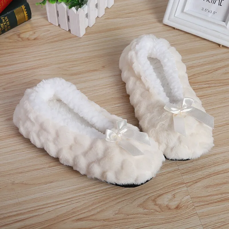 Slippers Crochet Soft Plush Indoor Home Slippers