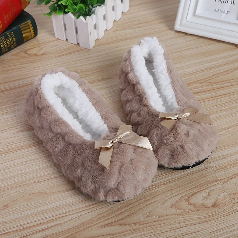 Soft Plush Indoor Home Slippers Trendy Slide Sandals