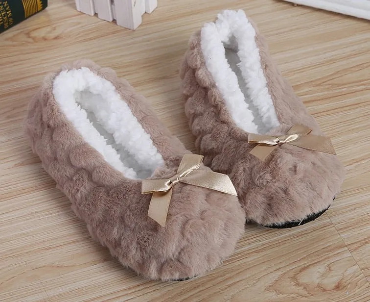 Soft Plush Indoor Home Slippers Free Pattern For Granny Square Slippers