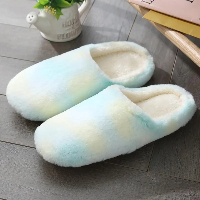 Warm Plush Women Bedroom Slippers Fur Slides Real Vs Fake