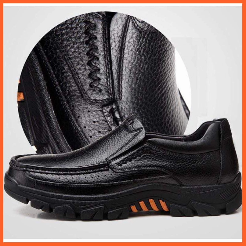 Soft Cow Leather Men Casual Shoes Horsebit Loafers With Suit