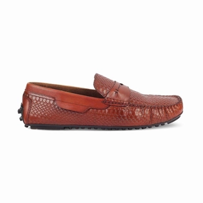 Tods Loafers The Argon Tan Men's Leather Driving Loafers Tresmode