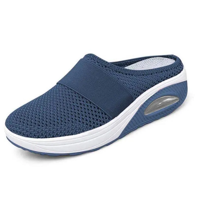 Morning Slippers Women's hollow closed toe slip on casual shoes