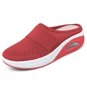 Mop Slitters Women's hollow closed toe slip on casual shoes
