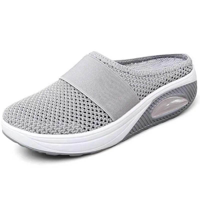 Women's hollow closed toe slip on casual shoes Salad Fingers Slippers