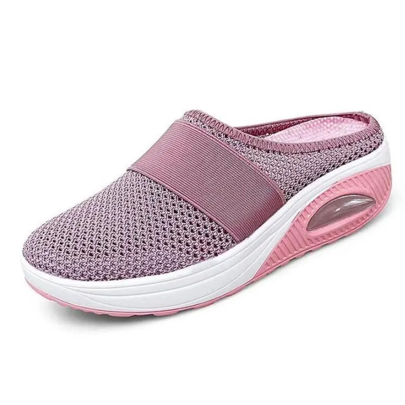 Cleaning Slippers At Home Women's hollow closed toe slip on casual shoes