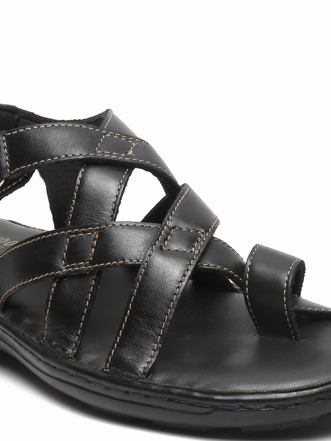 Tealwood Men Leather Comfort Sandal Bob Slippers