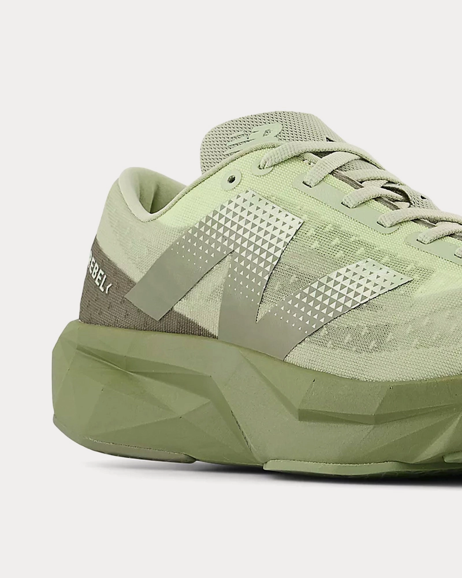 New Balance Suede Brown FuelCell Rebel v4 Olivine / Dark Olivine / Dark Camo Running Shoes