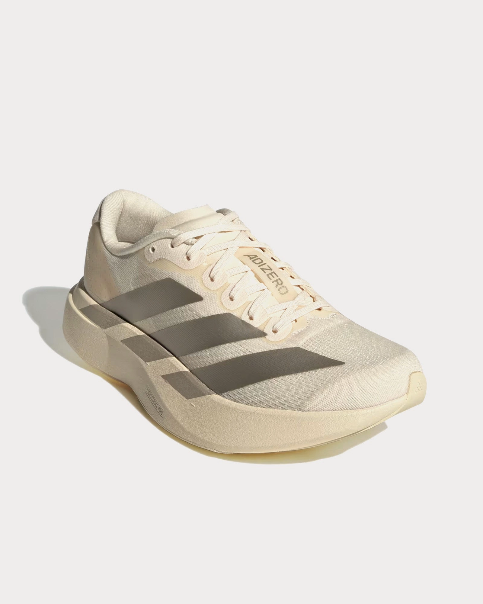 Amazon Adidas Soccer Shoes Adizero EVO SL Wonder White / Cyber Metallic / Warm Vanilla Running Shoes