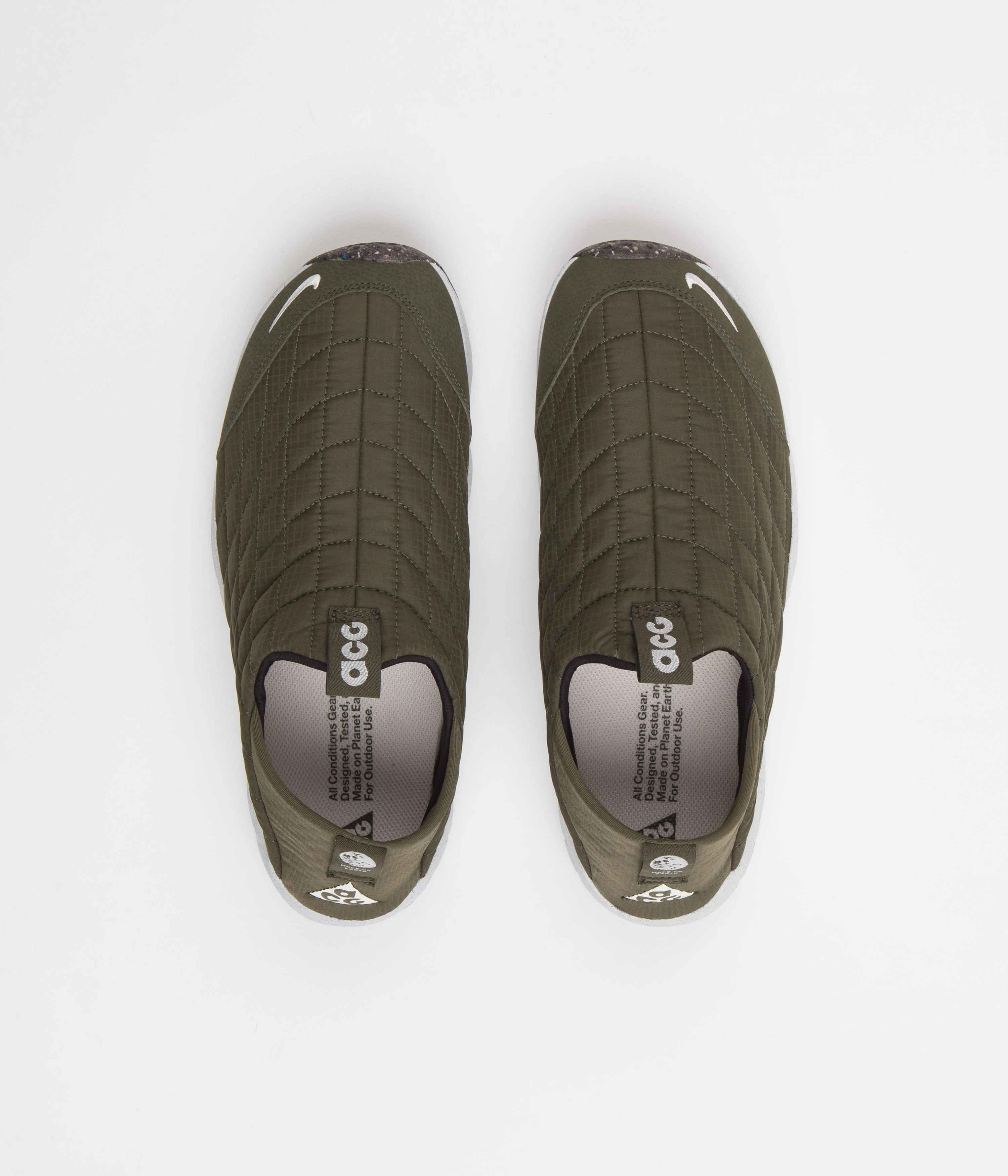 Asics Running Shoes For Supination Nike ACG Moc 3.5 Shoes - Cargo Khaki / Summit White - Cargo Khaki