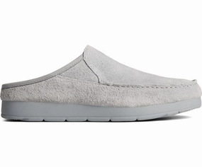 Sperry Men's Moc-Sider Suede Slippers- Grey Love To Lounge Slippers Primark